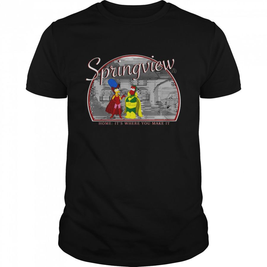 Springview Home It’s Where You Make It The Simpsons Halloween shirt