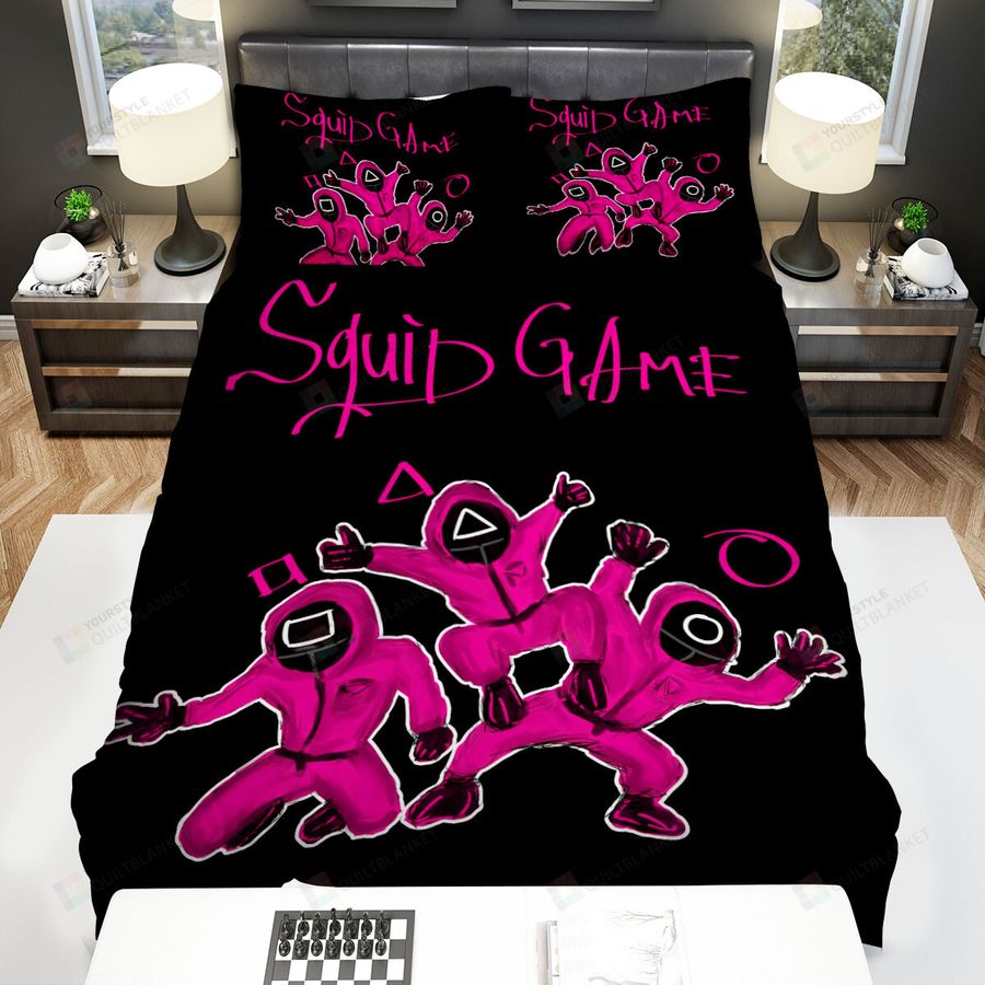 Squid Game (2021) Movie Squid Game Army Bed Sheets Spread Comforter Duvet Cover Bedding Sets