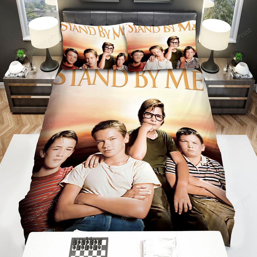 Stand By Me Movie Poster 4 Bed Sheets Spread Comforter Duvet Cover Bedding Sets