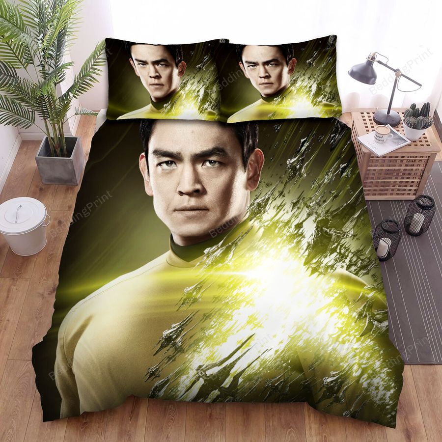 Star Trek Beyond Movie Hikaru Sulu Photo Bed Sheets Spread Comforter Duvet Cover Bedding Sets