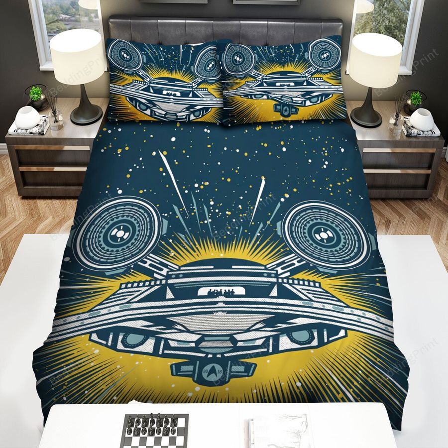 Star Trek Beyond Movie Spaceship Photo Bed Sheets Spread Comforter Duvet Cover Bedding Sets