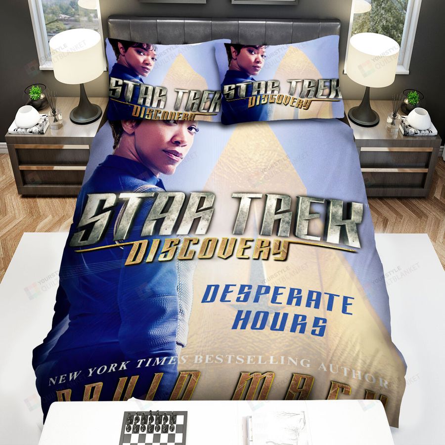 Star Trek Discovery Movie Poster I Bed Sheets Spread Comforter Duvet Cover Bedding Sets