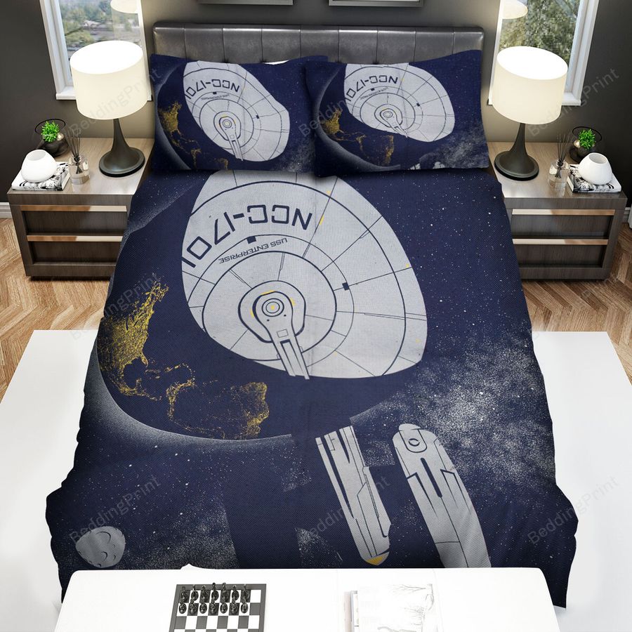 Star Trek Into Darkness Movie Art 3 Bed Sheets Spread Comforter Duvet Cover Bedding Sets