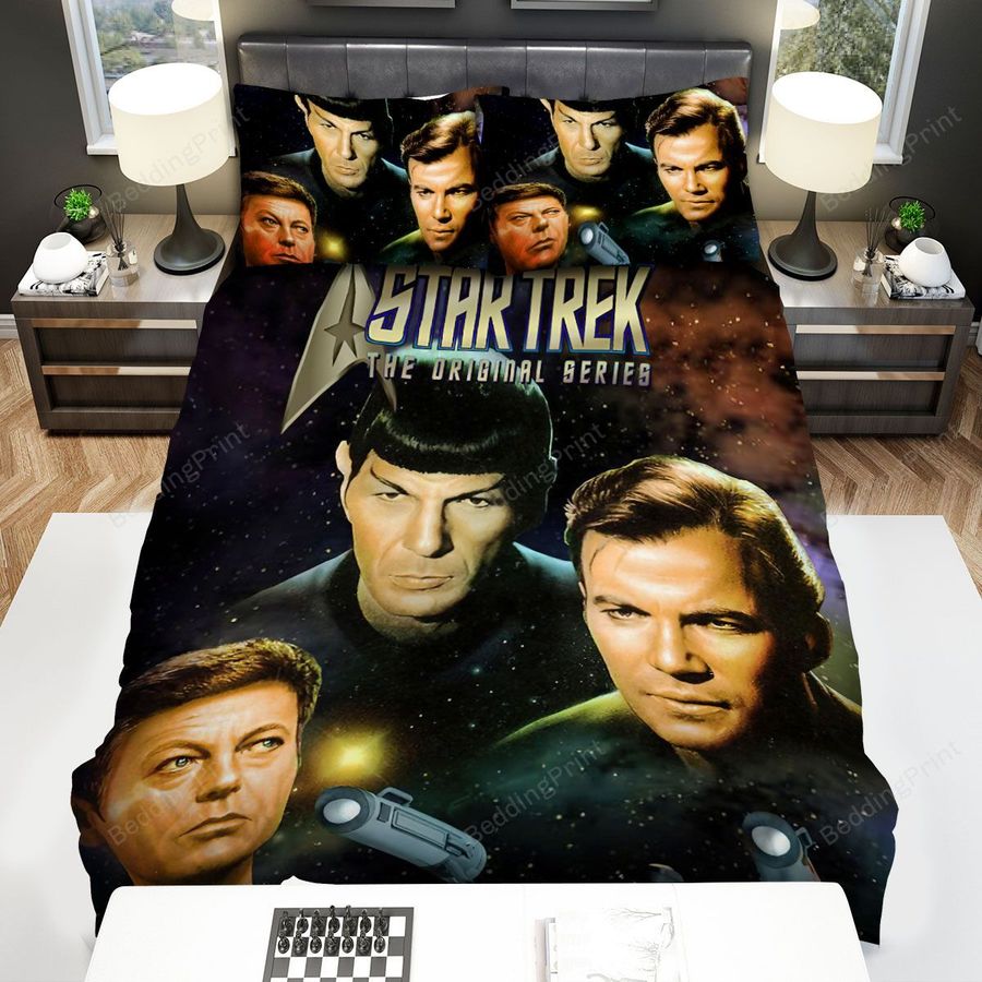 Star Trek The Original Series Movie Poster 2 Bed Sheets Spread Comforter Duvet Cover Bedding Sets