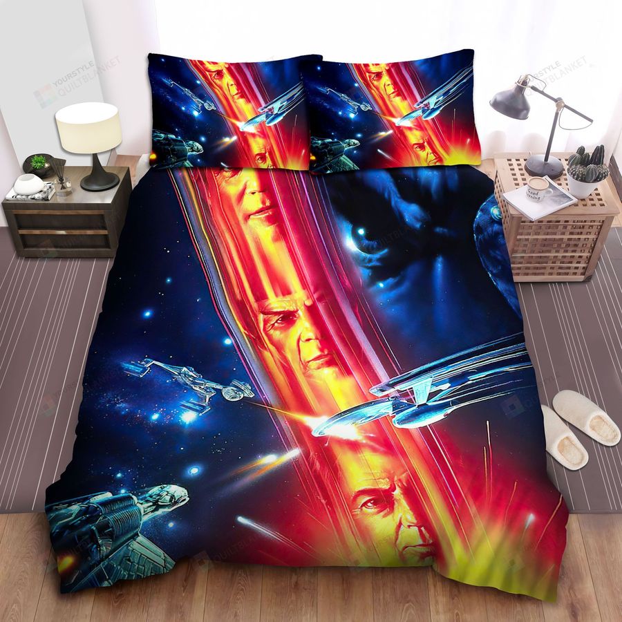 Star Trek The Undiscovered Country Bed Sheets Spread Comforter Duvet Cover Bedding Sets