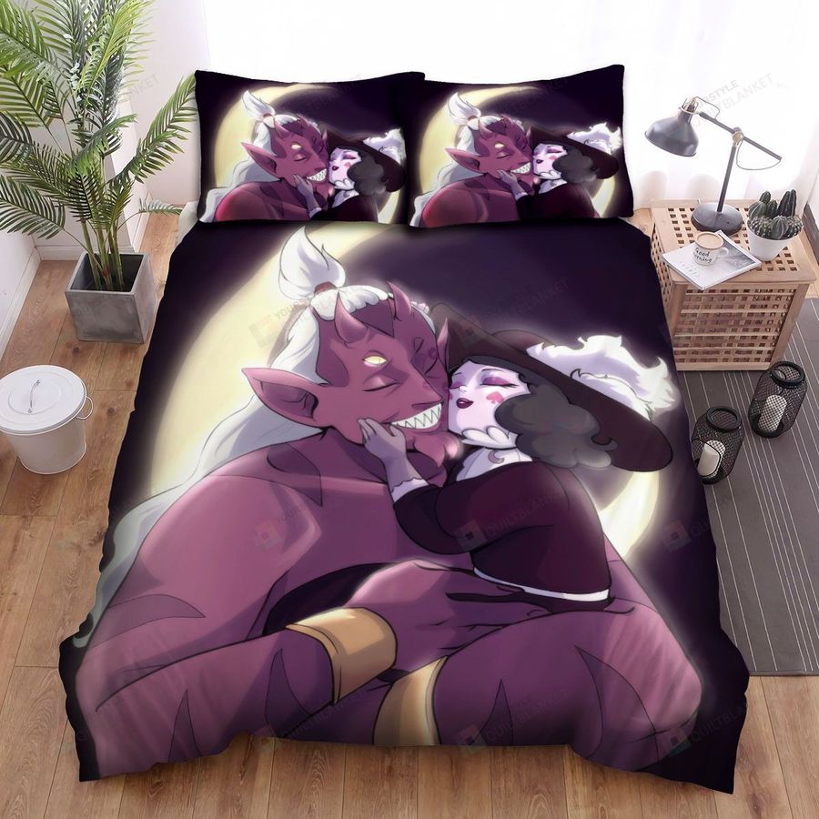 Star Vs. The Forces Of Evil Falling In Love Bed Sheets Spread Duvet Cover Bedding Sets