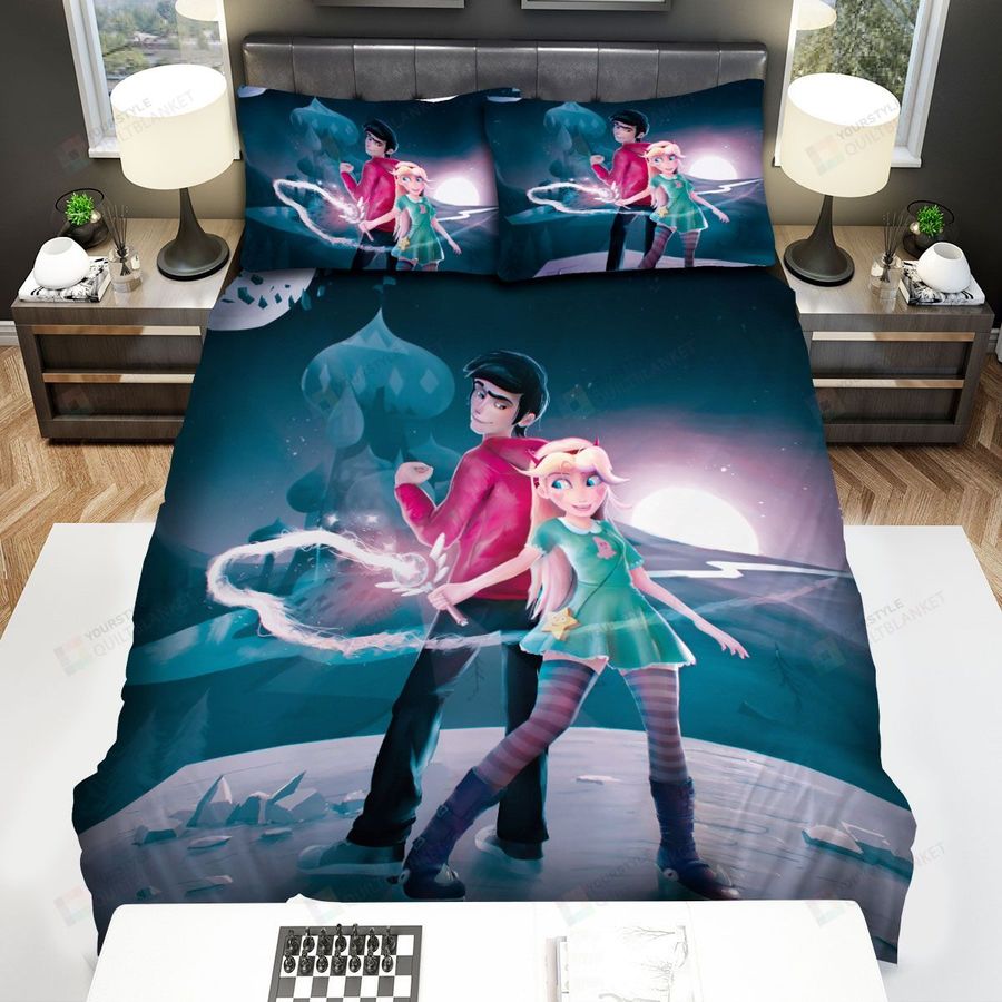 Star Vs. The Forces Of Evil Macro Diaz Standing With Star Bed Sheets Spread Duvet Cover Bedding Sets