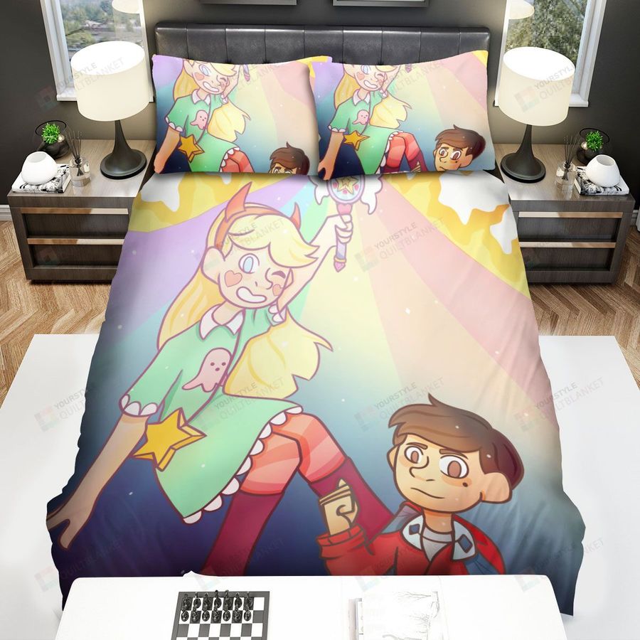 Star Vs. The Forces Of Evil Power Of Star Bed Sheets Spread Duvet Cover Bedding Sets