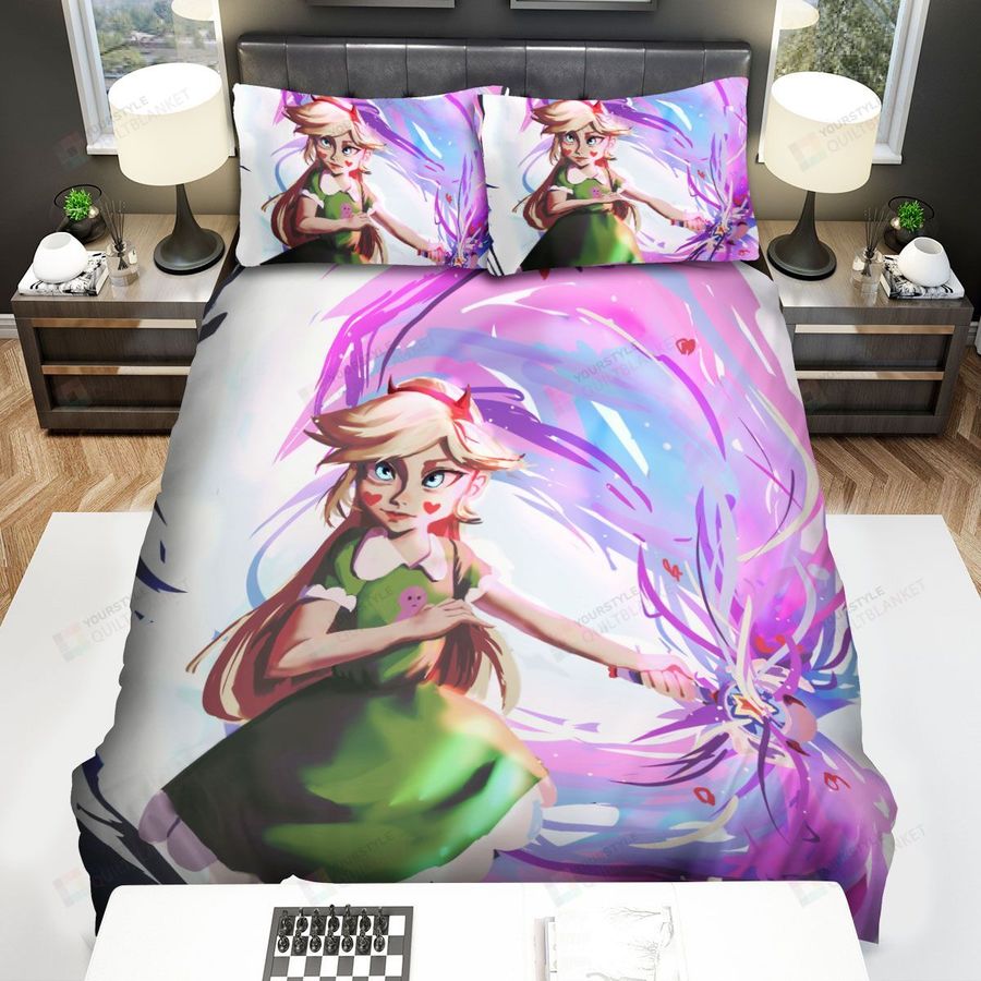 Star Vs. The Forces Of Evil Star Painting Bed Sheets Spread Duvet Cover Bedding Sets