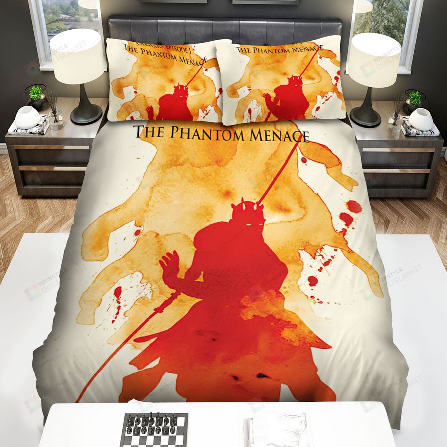 Star Wars Episode I - The Phantom Menace Art Of The Demon With Sword Movie Poster Bed Sheets Spread Comforter Duvet Cover Bedding Sets