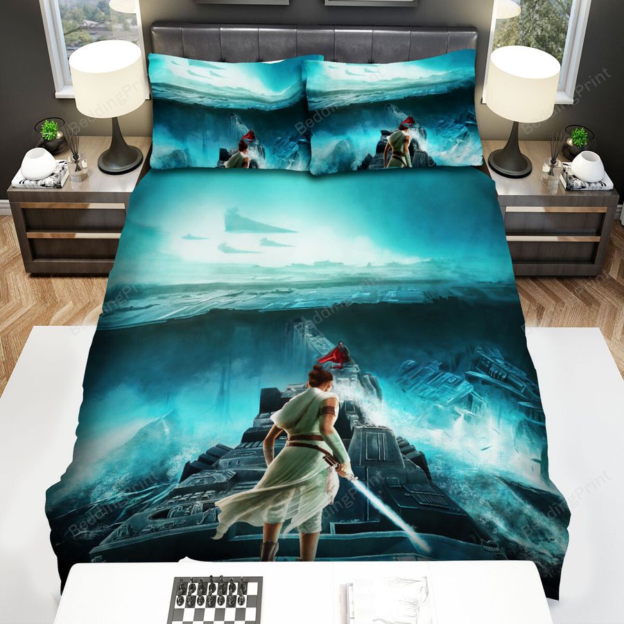 Star Wars Episode Ix - The Rise Of Skywalker December 20 Movie Poster Bed Sheets Spread Comforter Duvet Cover Bedding Sets