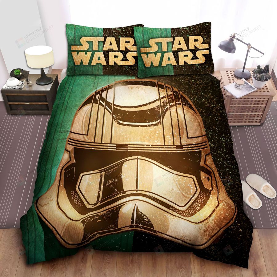 Star Wars Golden Masked Stormtroopers Artwork Bed Sheets Spread Comforter Duvet Cover Bedding Sets