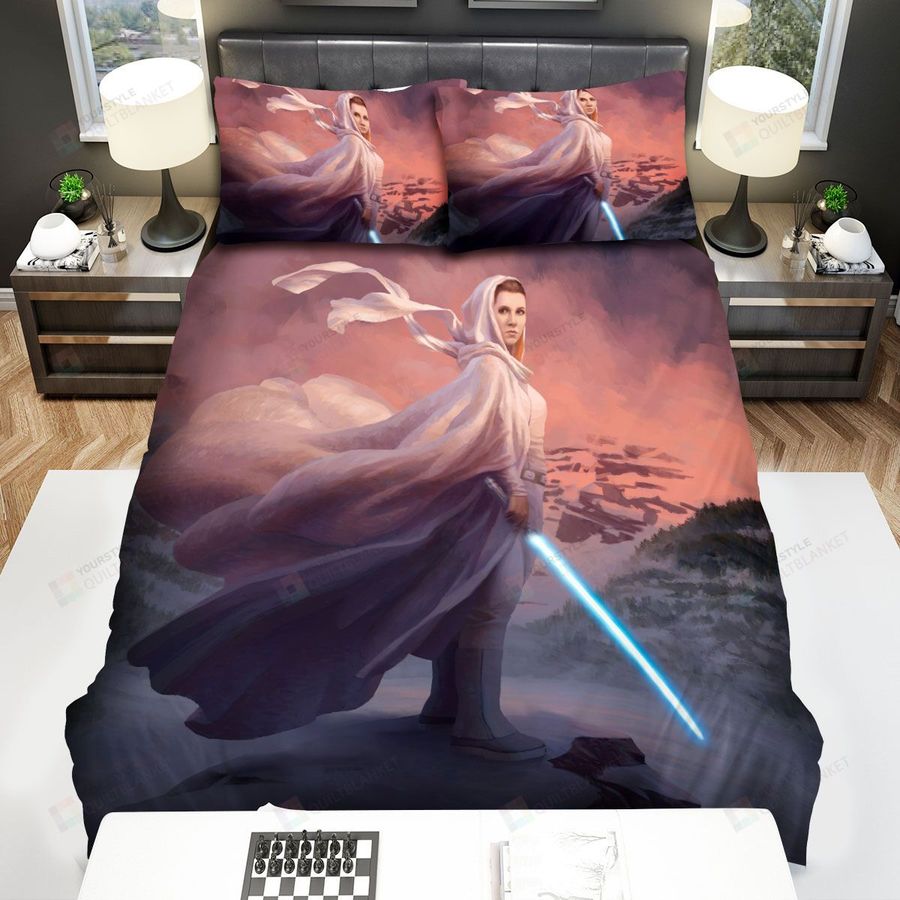 Star Wars Princess Leia And The Lightsaber Bed Sheets Spread Duvet Cover Bedding Sets