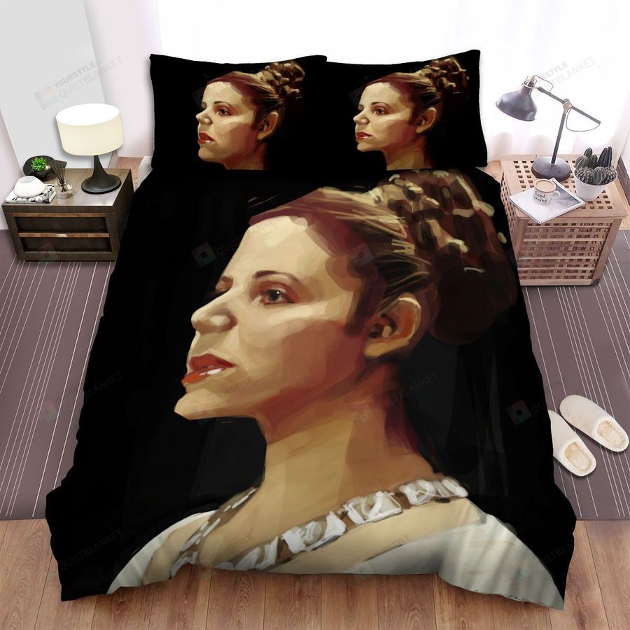 Star Wars Princess Leia At Award Ceremony Portrait Painting Bed Sheets Spread Duvet Cover Bedding Sets