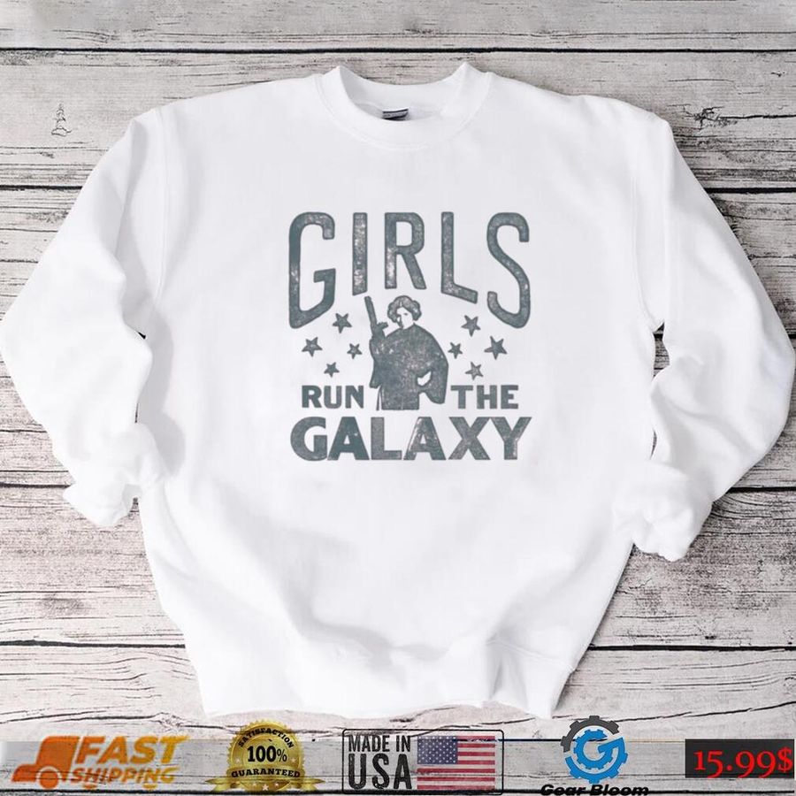 Star Wars Princess Leia Girls Run The Galaxy Comfort Colors T Shirt