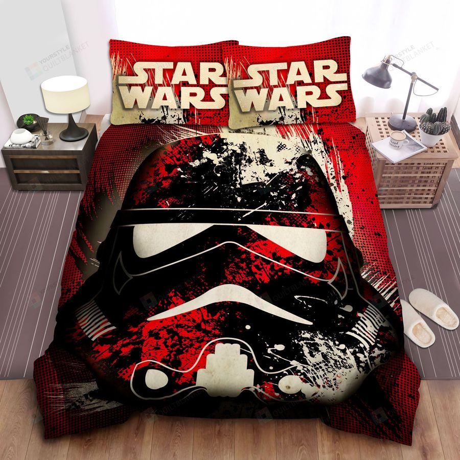 Star Wars Splatter Masked Stormtroopers Bed Sheets Spread Comforter Duvet Cover Bedding Sets