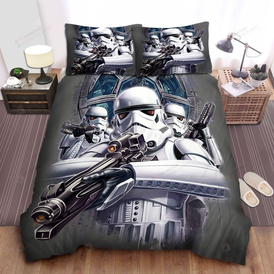 Star Wars Stormtroopers 3d Digital Painting Bed Sheets Duvet Cover Bedding Sets