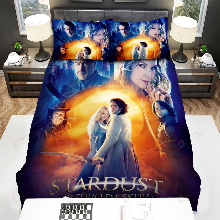 Stardust Movie Poster 2 Bed Sheets Spread Comforter Duvet Cover Bedding Sets