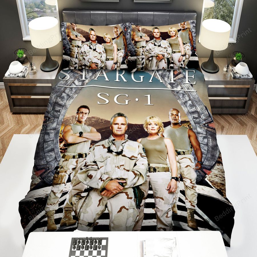 Stargate Sg-1 Movie Poster 8  Bed Sheets Spread Comforter Duvet Cover Bedding Sets