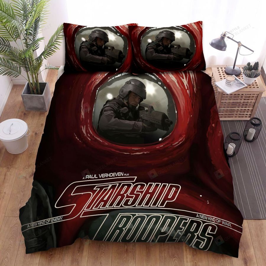 Starship Troopers Movie Art 1 Bed Sheets Spread Comforter Duvet Cover Bedding Sets