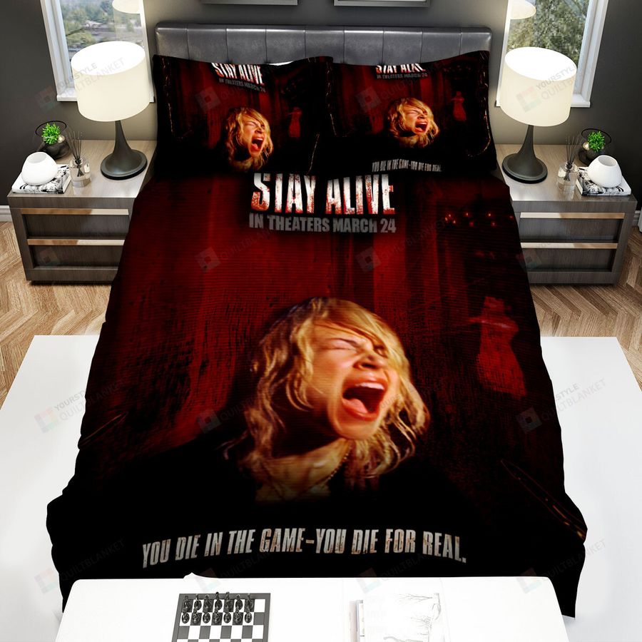 Stay Alive Movie Abigail Poster Bed Sheets Spread Comforter Duvet Cover Bedding Sets