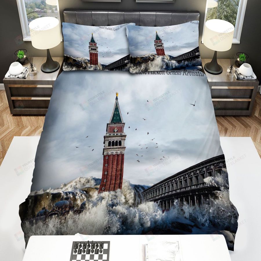 Steve Hackett Genesis Revisited Ii Album Cover Bed Sheets Spread Comforter Duvet Cover Bedding Sets