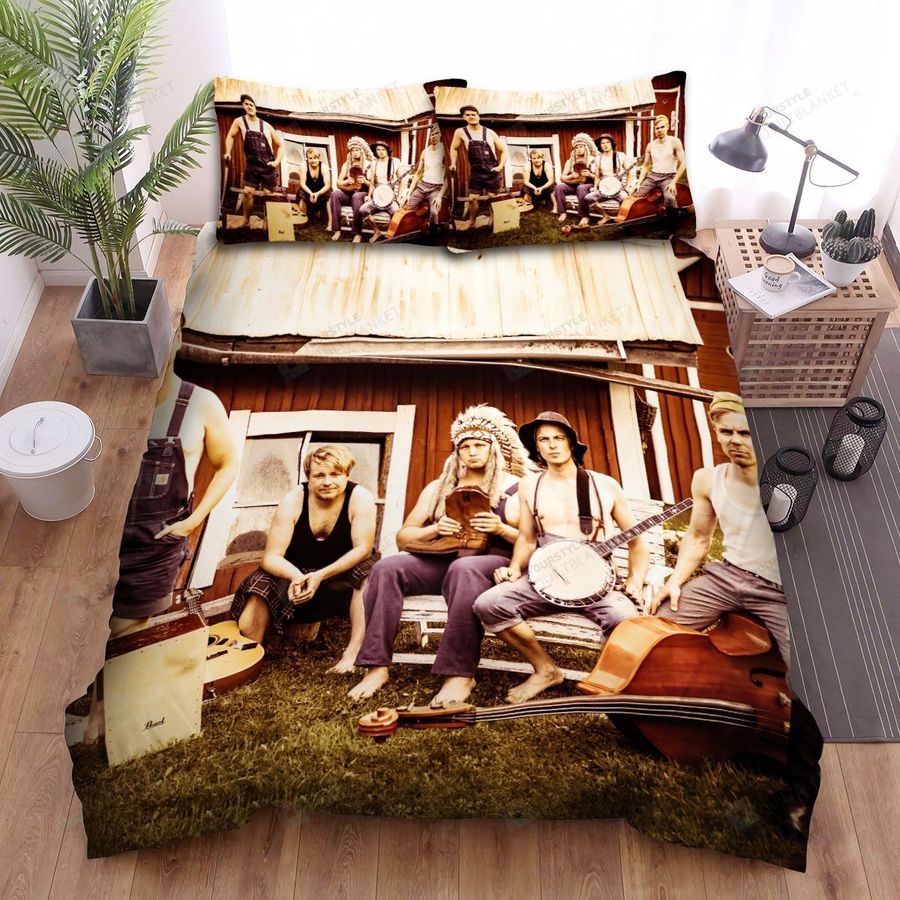 Steve 'n' Seagulls Band Visual Arts Bed Sheets Spread Comforter Duvet Cover Bedding Sets