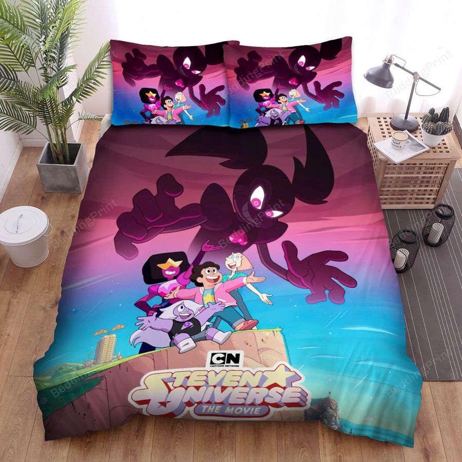 Steven Universe Ghost Background Bed Sheets Spread Comforter Duvet Cover Bedding Sets
