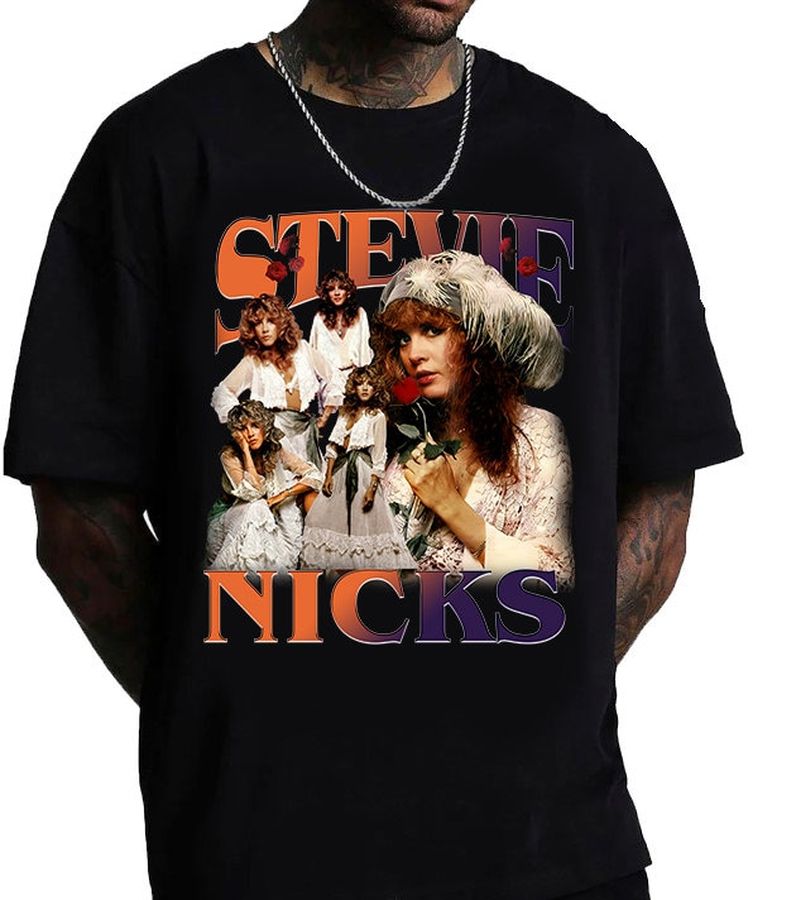 Stevie Nicks Fleetwood 90S Graphic Vintage Shirt