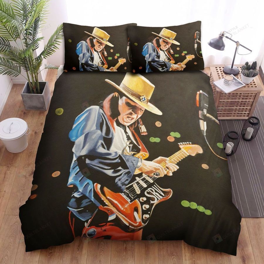 Stevie Ray Vaughan Bed Sheets Spread Comforter Duvet Cover Bedding Sets