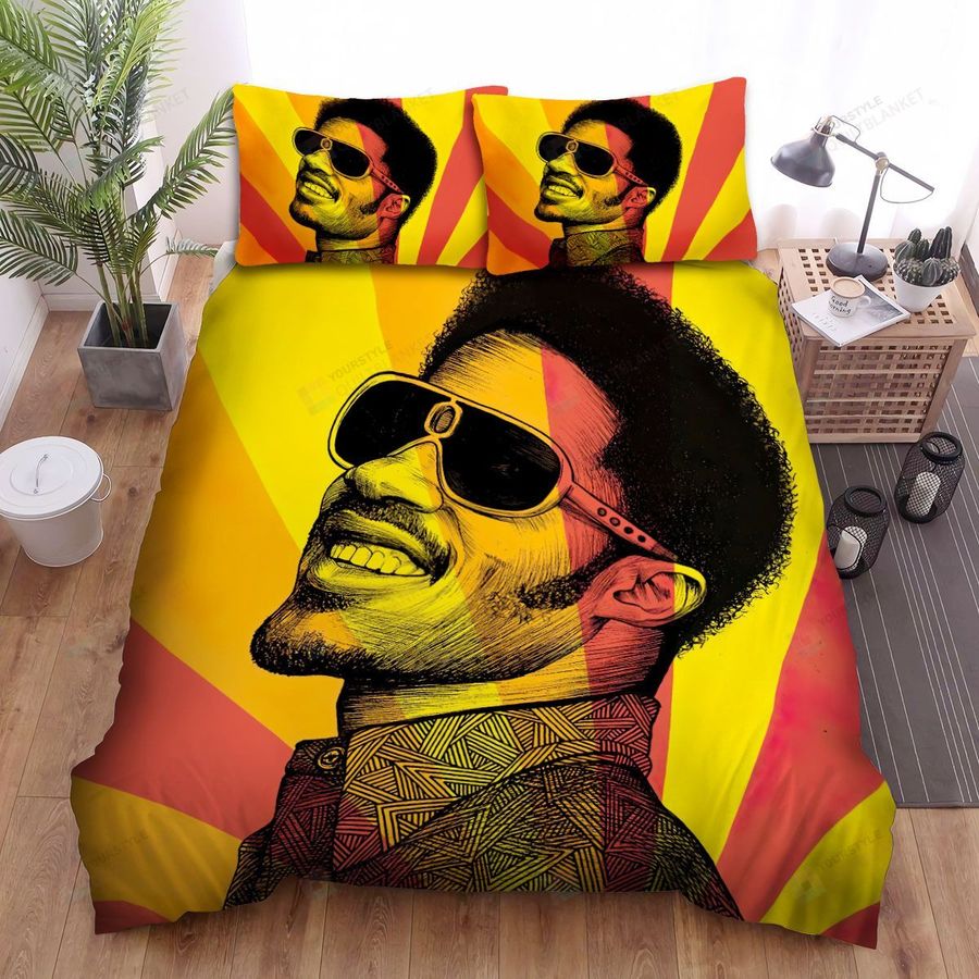 Stevie Wonder The Wonder Of Stevie Bed Sheets Spread Comforter Duvet Cover Bedding Sets