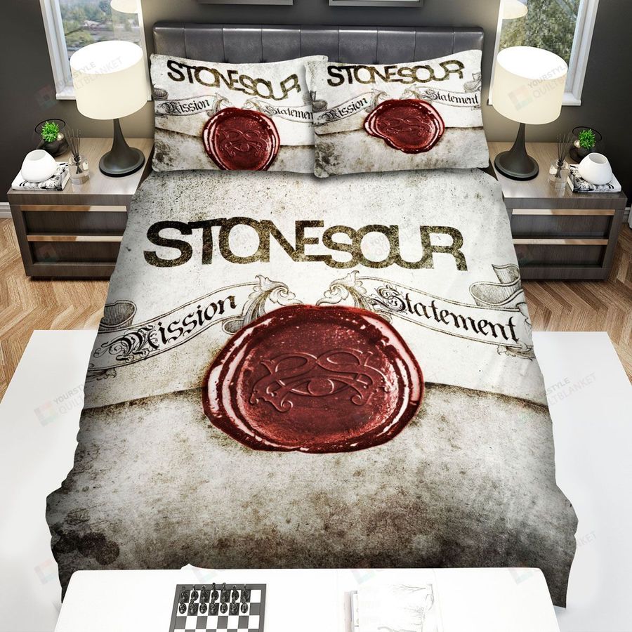 Stone Sour Mission Statement Bed Sheets Spread Comforter Duvet Cover Bedding Sets