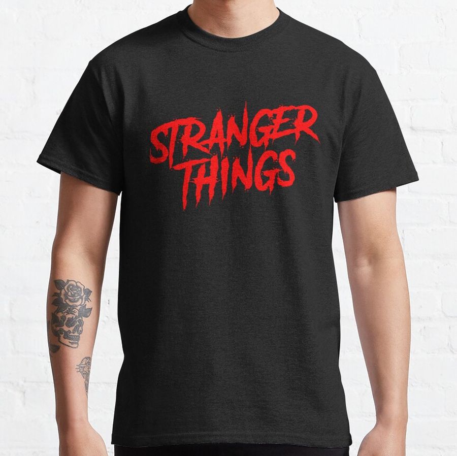 Stranger Things horror logo Classic T-Shirt