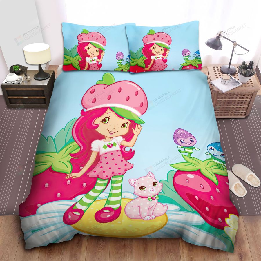 Strawberry Shortcake Moranguinho Bed Sheets Spread Comforter Duvet Cover Bedding Sets