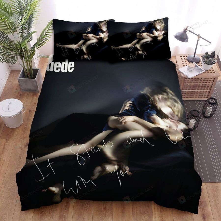 Suede Single Cover It Starts And Ends With You Bed Sheets Spread Comforter Duvet Cover Bedding Sets