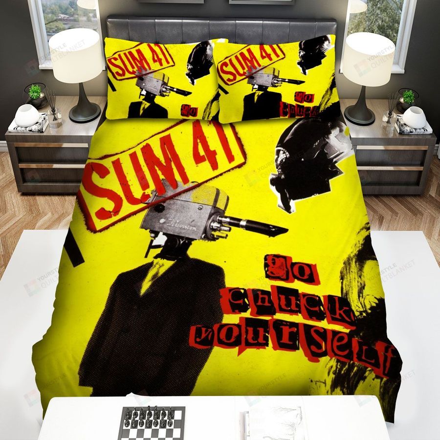 Sum 41 So Chuck Yourself Bed Sheets Spread Comforter Duvet Cover Bedding Sets