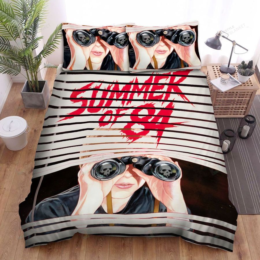 Summer Of 84 Look Bed Sheets Spread Comforter Duvet Cover Bedding Sets