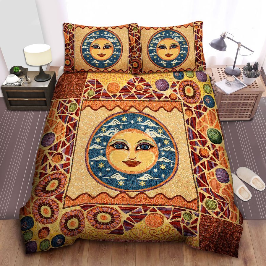 Sun Symbol Cozy Warm Duvet Cover Bedding Set
