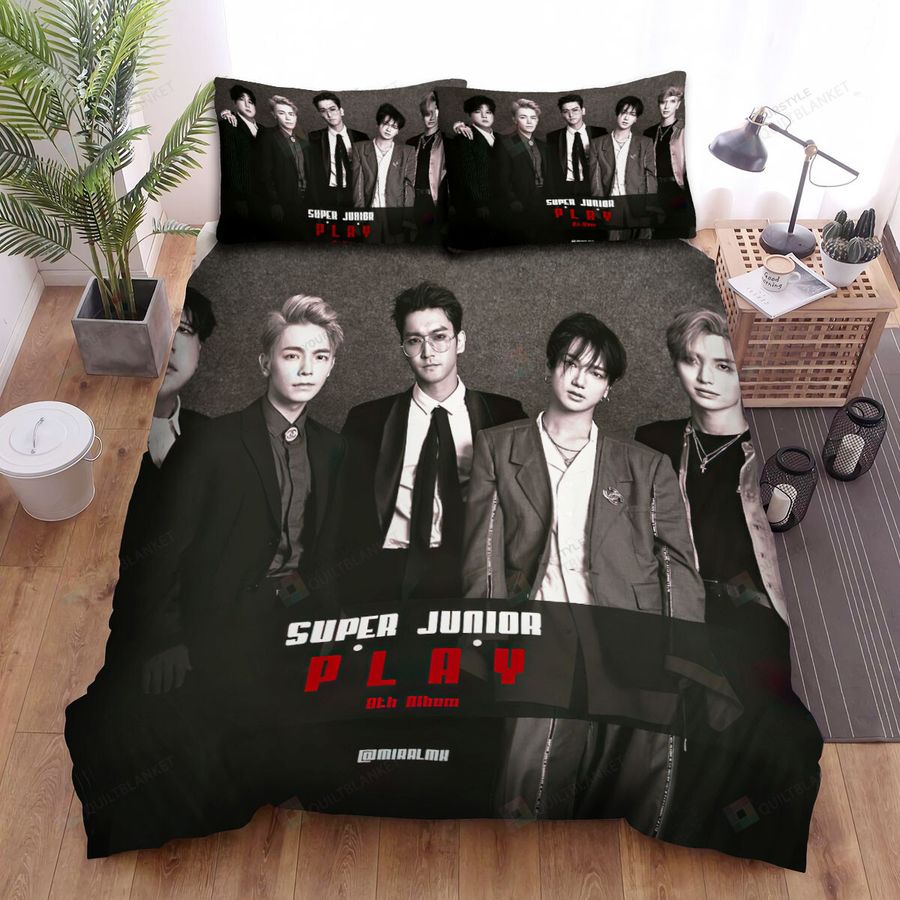 Super Junior Play Album Bed Sheets Spread Comforter Duvet Cover Bedding Sets