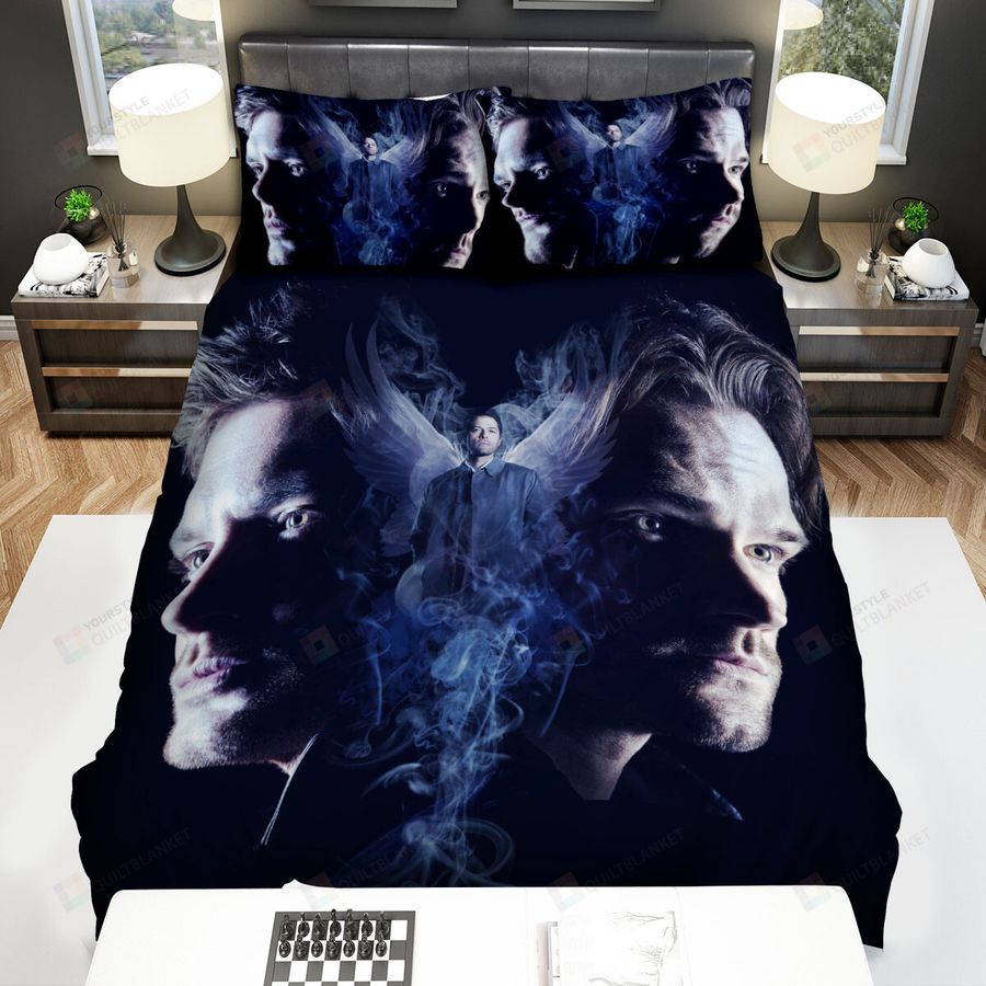 Supernatural (2005–2020) 2 Darkness Bed Sheets Spread Comforter Duvet Cover Bedding Sets