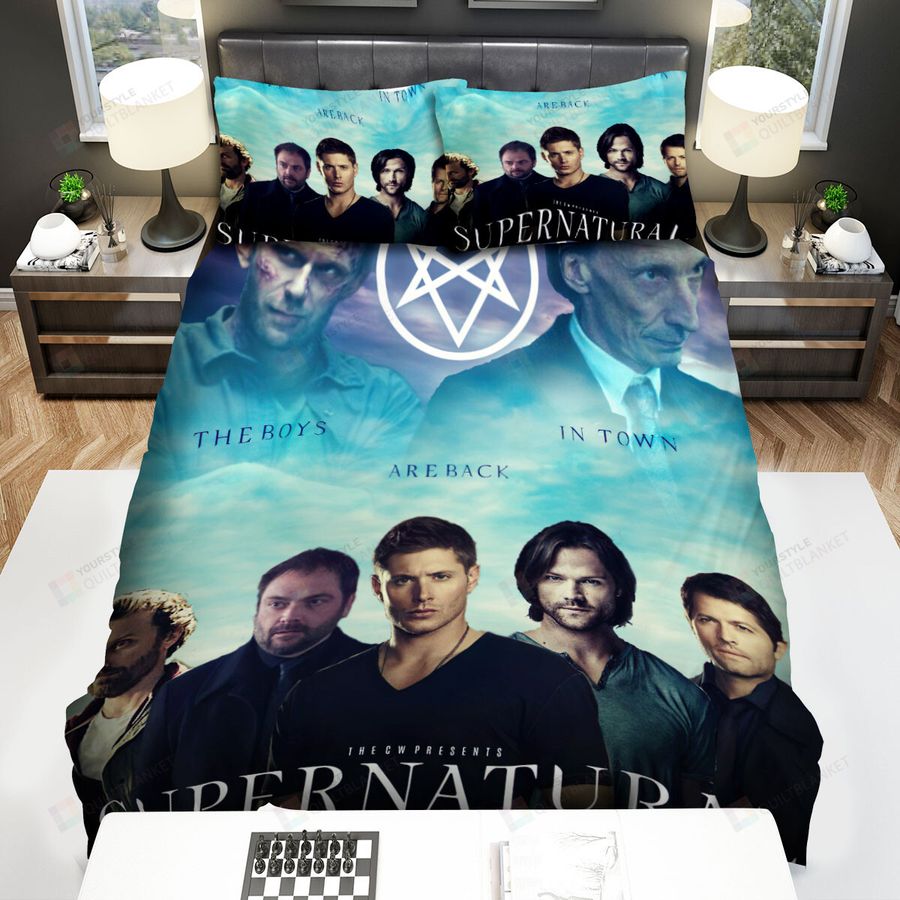 Supernatural (2005–2020) Star Sign Bed Sheets Spread Comforter Duvet Cover Bedding Sets