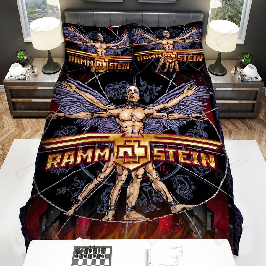 Supernatural Creature Rammstein Bed Sheets Spread Duvet Cover Bedding Sets