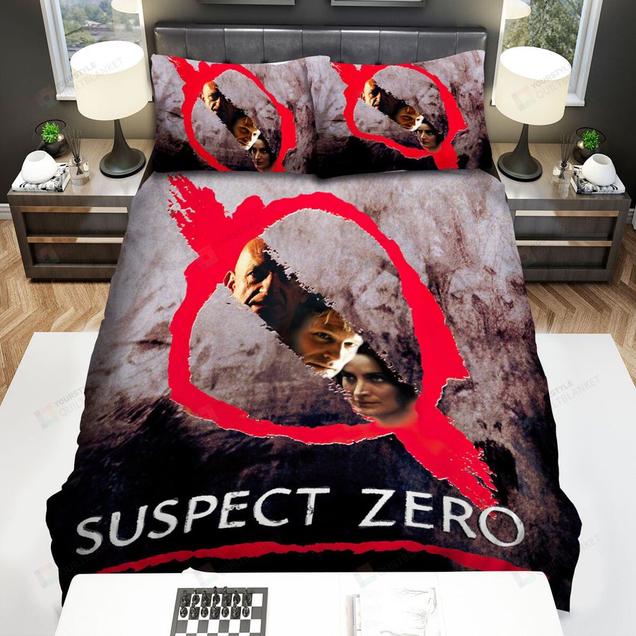 Suspect Zero Movie Poster I Bed Sheets Spread Comforter Duvet Cover Bedding Sets