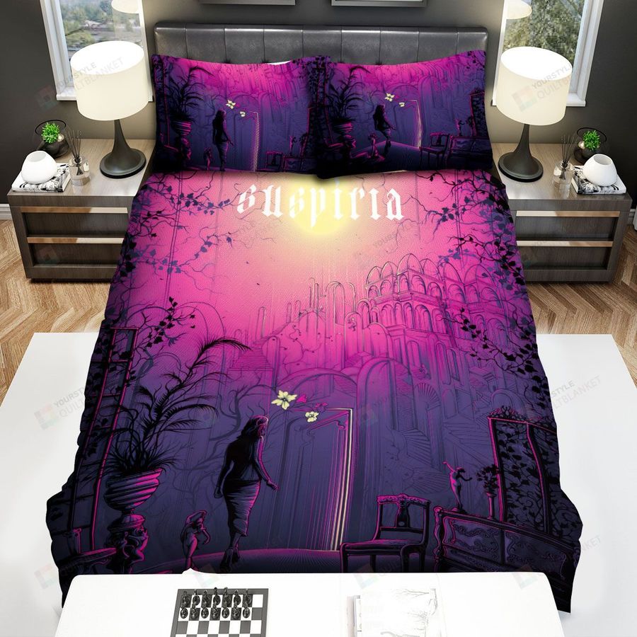 Suspiria A Film By Dario Argento Movie Poster Bed Sheets Spread Comforter Duvet Cover Bedding Sets