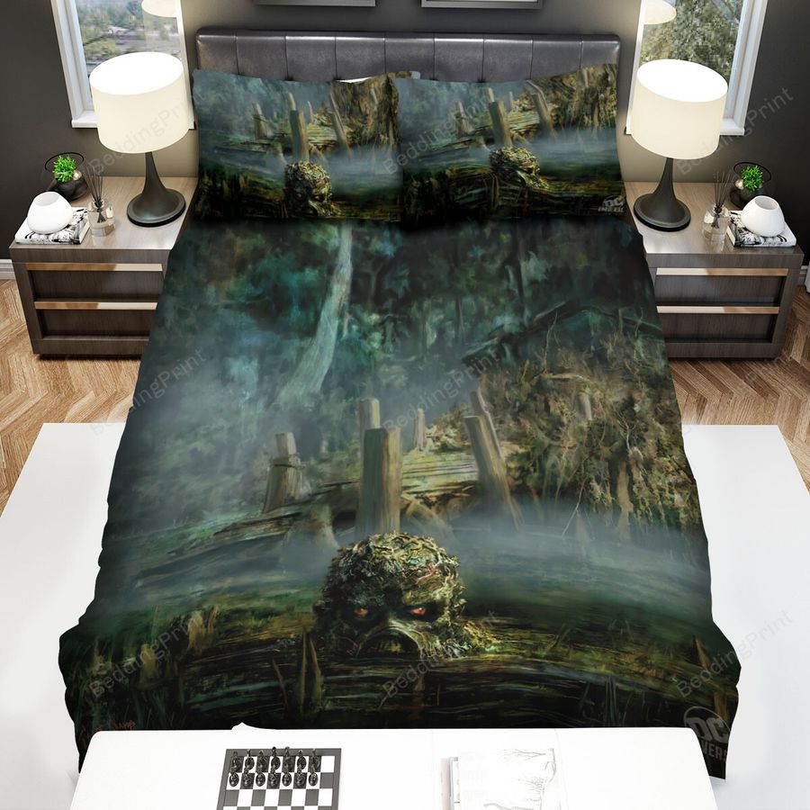 Swamp Thing (2019) Movie Poster Ver 3 Bed Sheets Spread Comforter Duvet Cover Bedding Sets