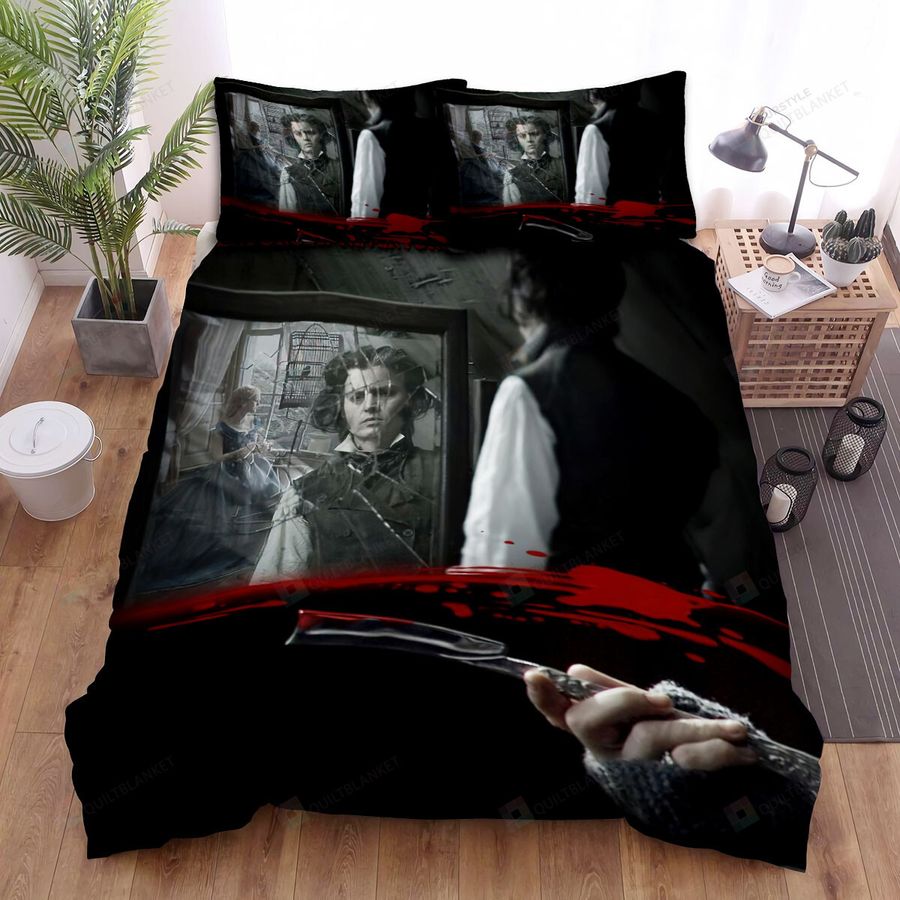 Sweeney Todd (2007) Sweeney Todd Poster Ver 3 Bed Sheets Spread Comforter Duvet Cover Bedding Sets
