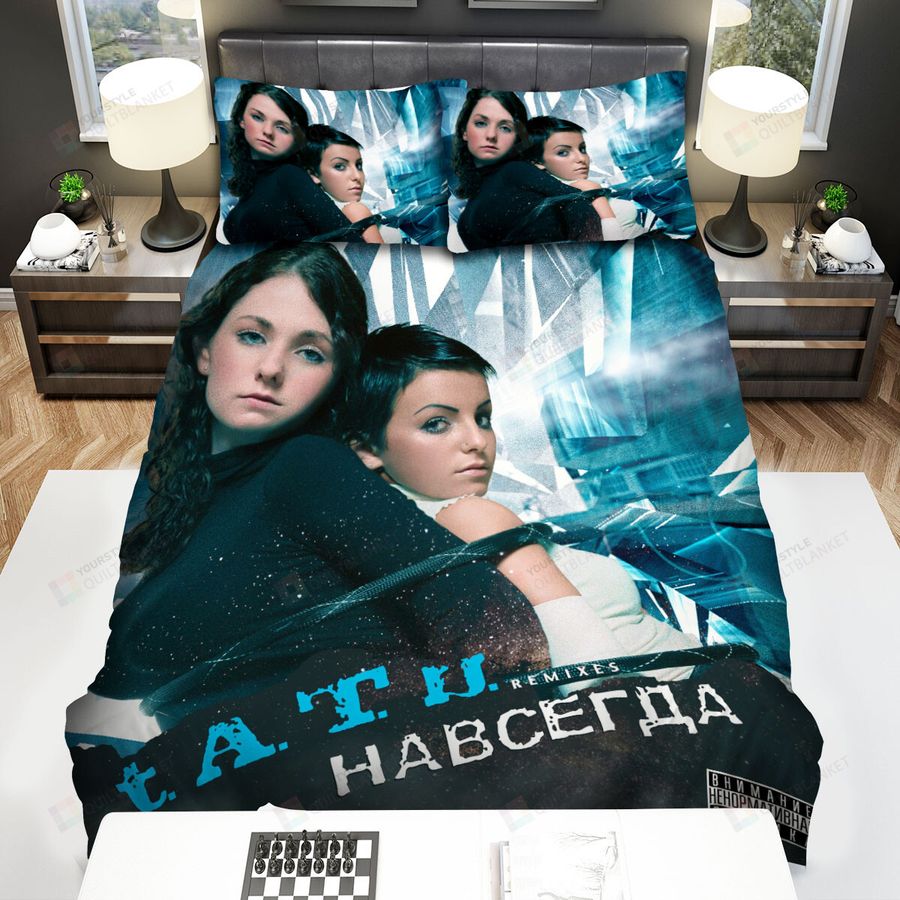 T.A.T.U. Album Cover Cool Photo Bed Sheets Spread Comforter Duvet Cover Bedding Sets