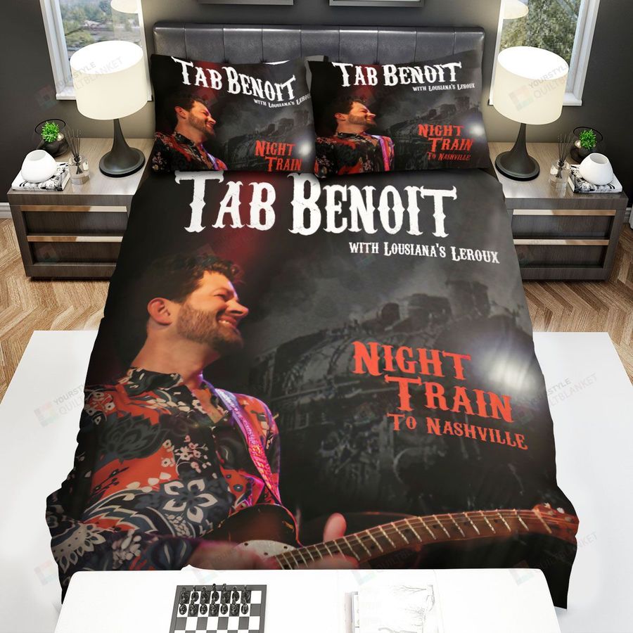 Tab Benoit Album Night Train To Nashville (Live) Bed Sheets Spread Comforter Duvet Cover Bedding Sets