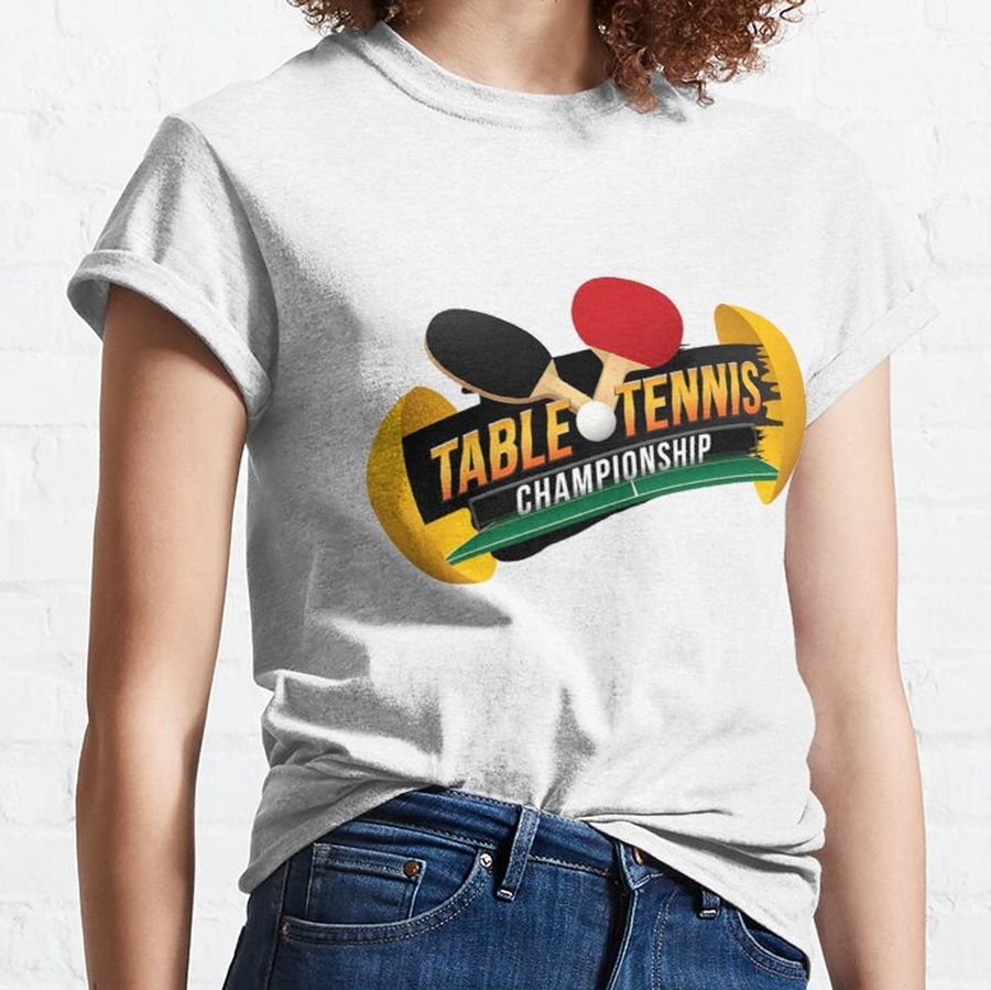 Table Tennis  Images   Classic T-Shirt