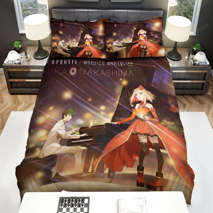 Takt Op. Destiny & Takt Asahina Performing On Stage Artwork Bed Sheets Spread Duvet Cover Bedding Sets